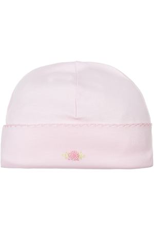 Розовая шапка с вышивкой Lyda Baby