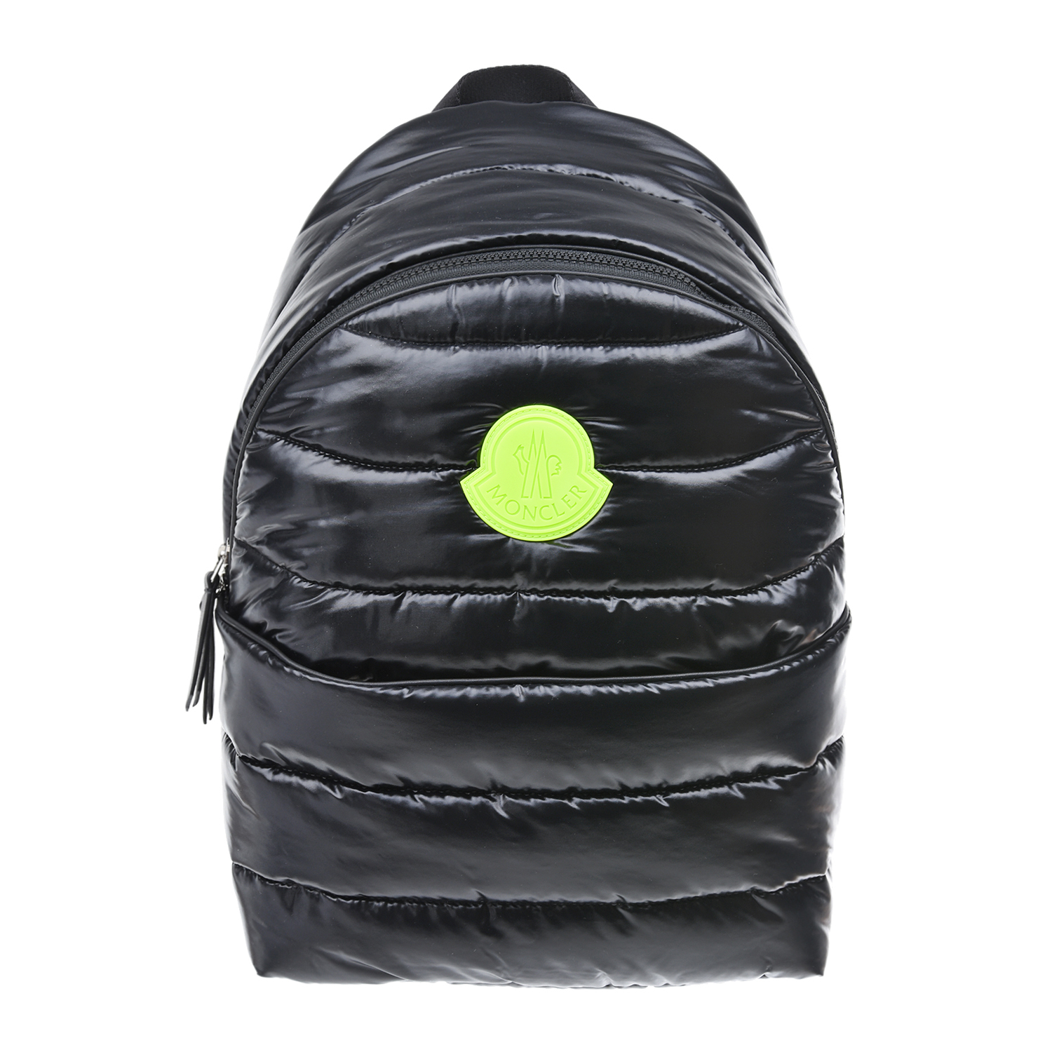 Болоньевая дутая сумка с контрастным подкладом и крупным логотипом PLEIN Sport в сером оттенке