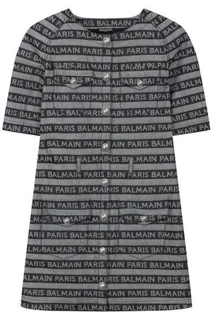 Хлопковое платье Balmain