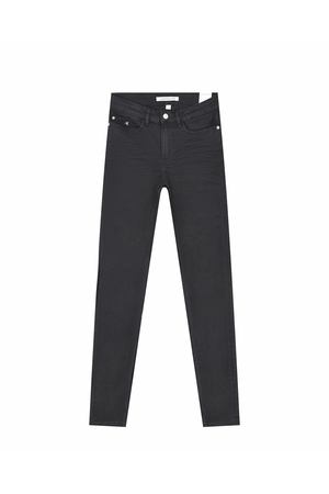 Черные джинсы skinny fit со складками Calvin Klein