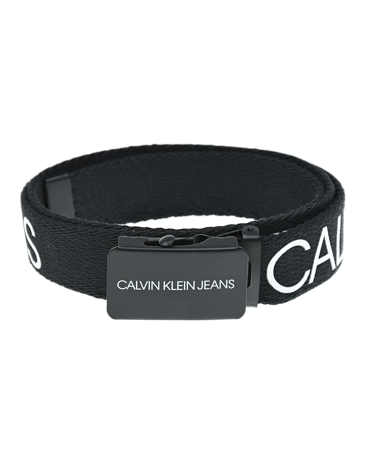 Где купить Черный текстильный ремень Calvin Klein Calvin Klein 