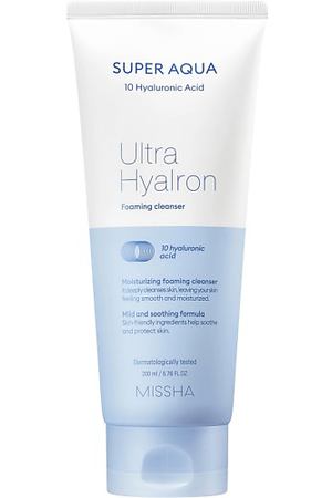 MISSHA Пенка Super Aqua Ultra Hyalron для умывания и снятия макияжа