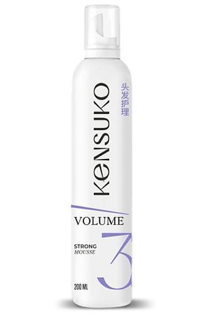 KENSUKO Мусс для волос объем и сильная фиксация 200
