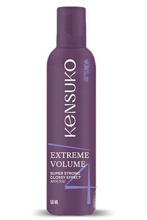 KENSUKO Мусс для волос EXTREME сверхсильная фиксация (с эффектом блеска) 50