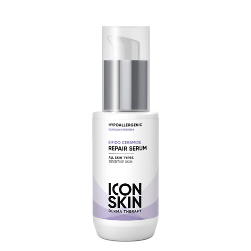 Где купить ICON SKIN Восстанавливающая сыворотка для лица Bifido Ceramide с комплексом церамидов и пребиотиков 30.0 Icon Skin 