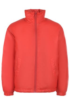 Красная куртка с белым лого Diesel