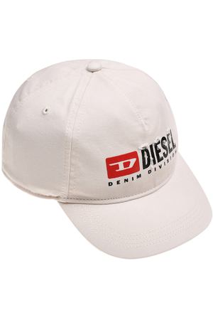 Бейсболка с вышитым лого, белая Diesel