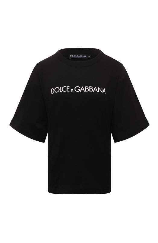 Где купить Хлопковая футболка Dolce & Gabbana Dolce & Gabbana 