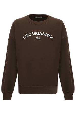 Хлопковый свитшот Dolce & Gabbana