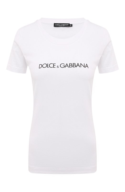 Где купить Хлопковая футболка Dolce & Gabbana Dolce & Gabbana 