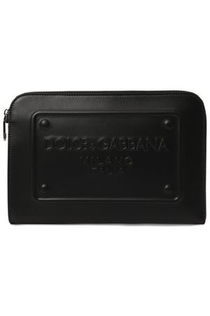 Кожаный клатч Dolce & Gabbana