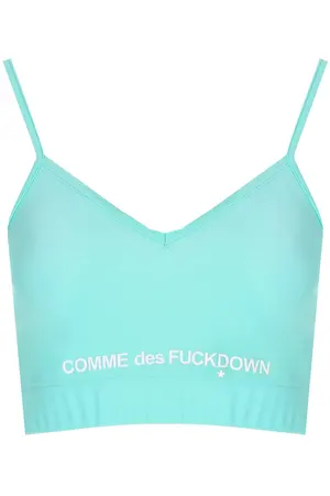 Топ с логотипом COMME DES FUCKDOWN