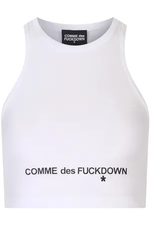 Топ с логотипом COMME DES FUCKDOWN