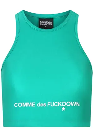 Топ с логотипом COMME DES FUCKDOWN