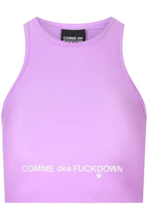 Топ с логотипом COMME DES FUCKDOWN