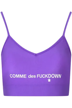 Топ с логотипом COMME DES FUCKDOWN