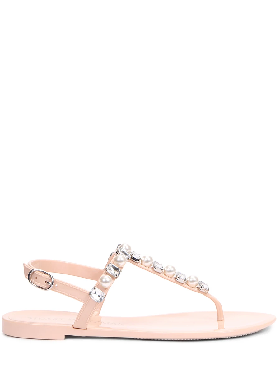 Где купить Сандалии резиновые Goldie Crystal Jelly STUART WEITZMAN Stuart Weitzman 