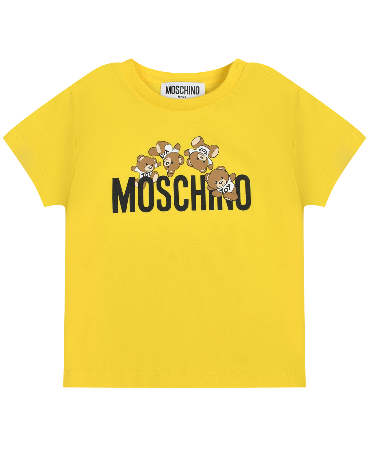 Где купить Футболка с принтом &quot;медвежата&quot;, желтая Moschino Moschino 