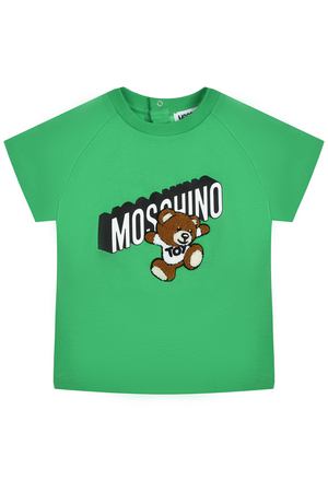 Футболка с аппликацией &quot;медвежонок&quot; Moschino