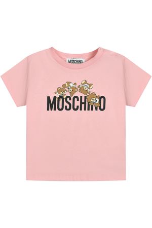 Футболка c принтом &quot;медвежата&quot; Moschino