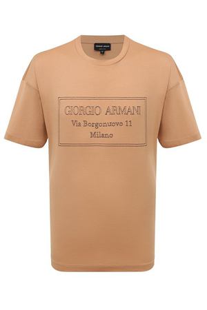 Хлопковая футболка Giorgio Armani