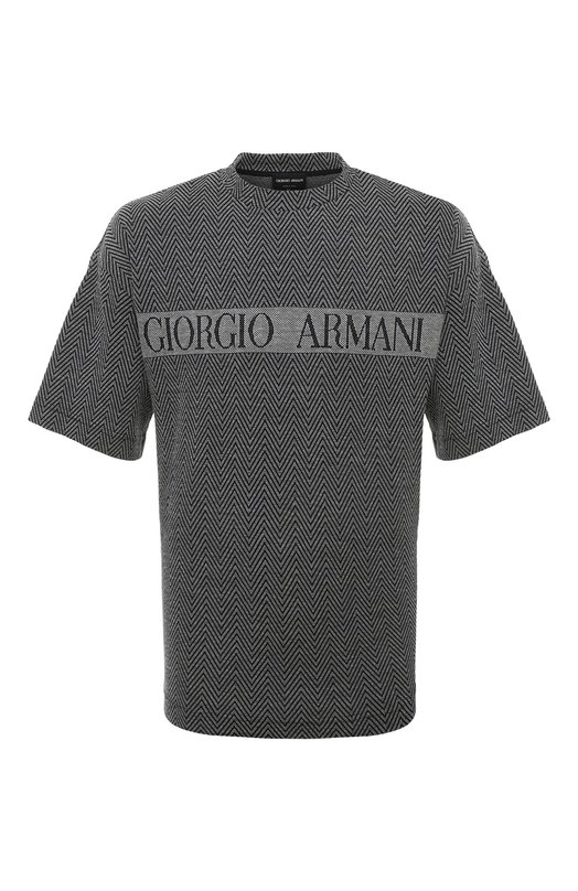 Где купить Хлопковая футболка Giorgio Armani Giorgio Armani 