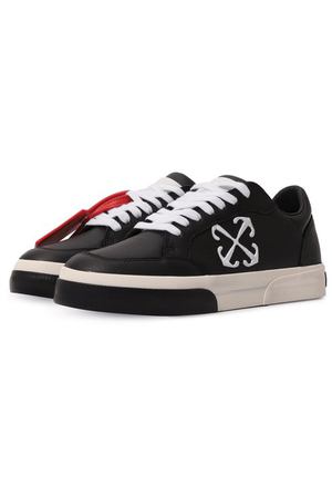 Кожаные кеды Vulcanized Off-White