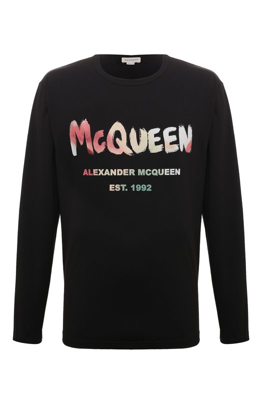 Где купить Хлопковый лонгслив Alexander McQueen Alexander McQueen 