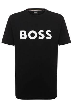 Хлопковая футболка BOSS