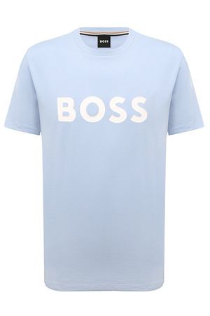 Хлопковая футболка BOSS