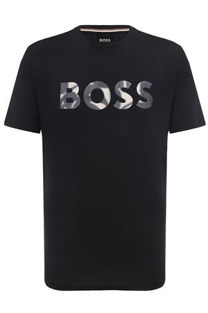 Хлопковая футболка BOSS