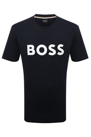 Хлопковая футболка BOSS