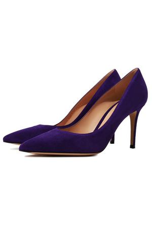 Замшевые туфли Gianvito 85 Gianvito Rossi