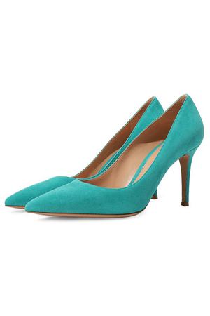 Замшевые туфли Gianvito 85 Gianvito Rossi