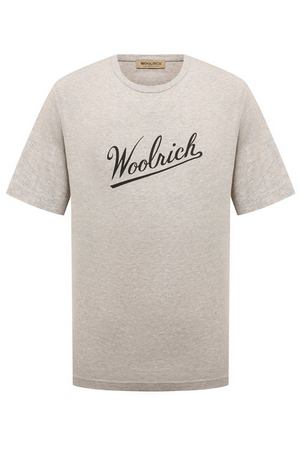 Хлопковая футболка Woolrich