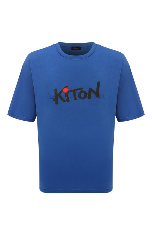 Где купить Хлопковая футболка Kiton Kiton 