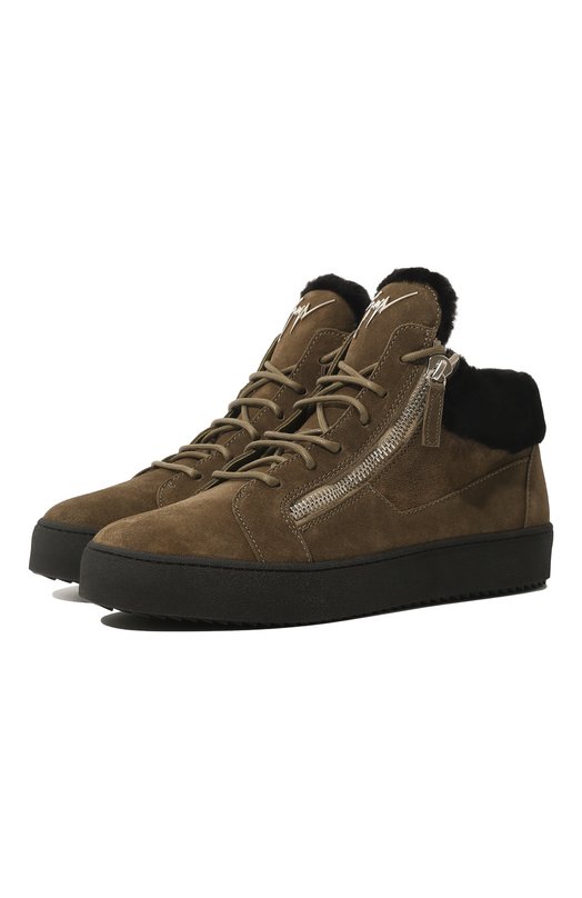 Где купить Кожаные кеды Kriss Winter Giuseppe Zanotti Design Giuseppe Zanotti Design 