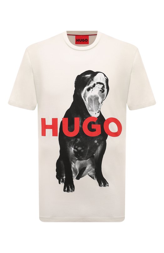 Где купить Хлопковая футболка HUGO Hugo Hugo Boss 