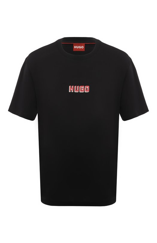 Где купить Хлопковая футболка HUGO Hugo Hugo Boss 