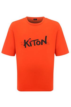 Хлопковая футболка Kiton