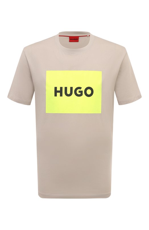 Где купить Хлопковая футболка HUGO Hugo Hugo Boss 