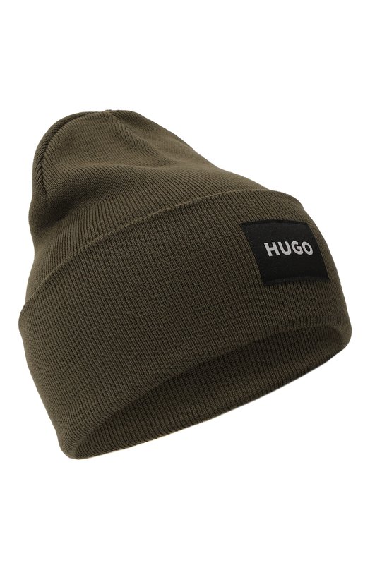 Где купить Хлопковая шапка HUGO Hugo Hugo Boss 