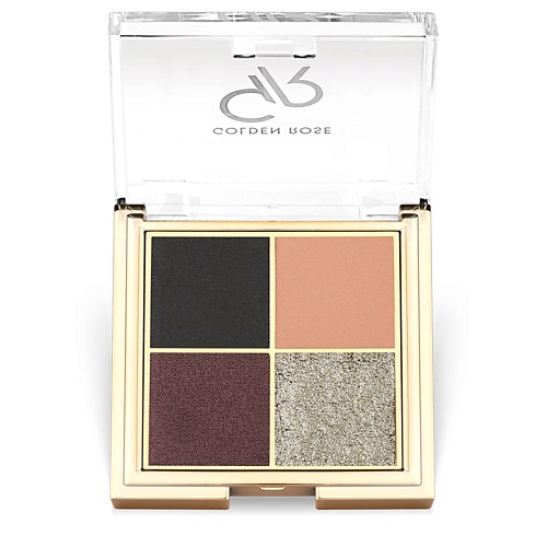 Где купить GOLDEN ROSE Тени для век QUATTRO eyeshadow palette Golden Rose 