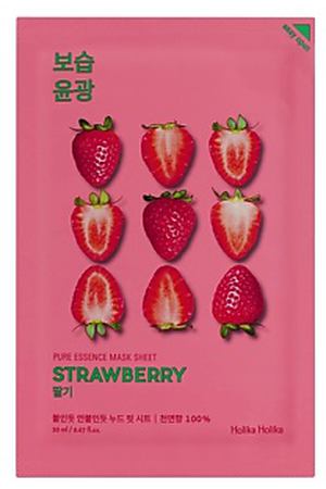 HOLIKA HOLIKA Маска для лица тканевая освежающая Pure Essence Mask Sheet Strawberry