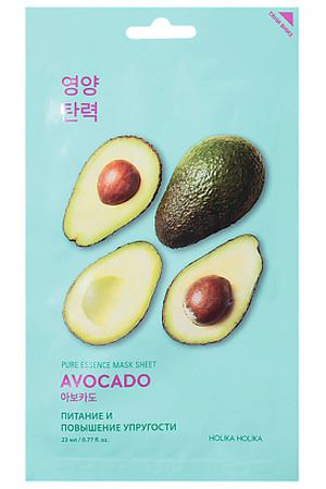 HOLIKA HOLIKA Тканевая маска для лица Pure Essence Mask Sheet Avocado