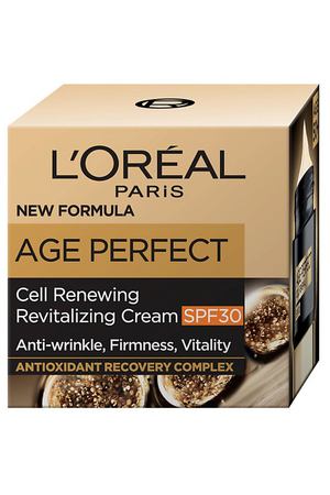 L'ORÉAL PARIS Восстанавливающий дневной крем SPF30 для лица Age Perfect