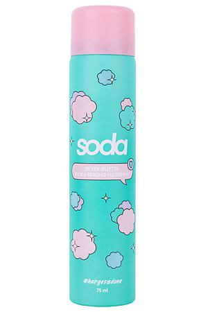 SODA Лак для волос с серебристыми блестками Silver Glitter Extra Strong Hairspray #hairgetsdone