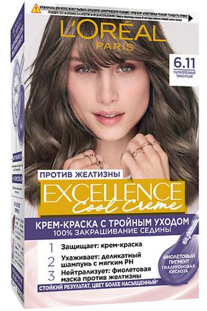 L'ORÉAL PARIS Стойкая крем-краска для волос Excellence Cool Creme