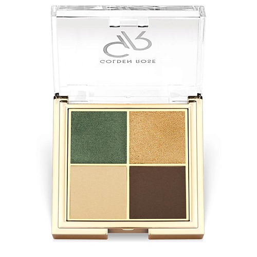 Где купить GOLDEN ROSE Тени для век QUATTRO eyeshadow palette Golden Rose 