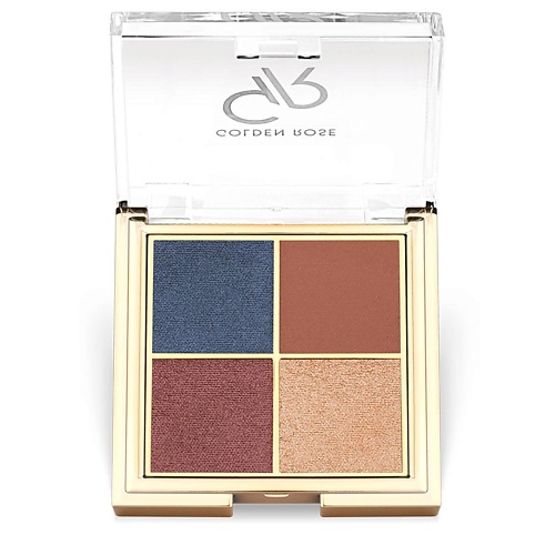 Где купить GOLDEN ROSE Тени для век QUATTRO eyeshadow palette Golden Rose 